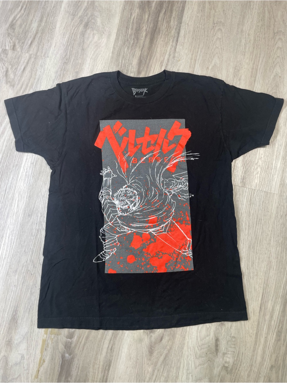 Black Berserk Anime Short-Sleeve Tee
